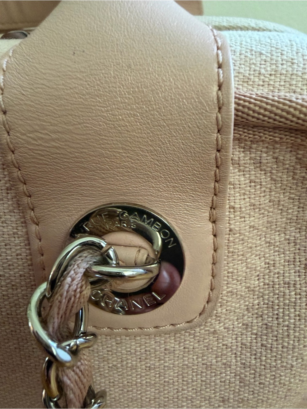 Authentic Chanel Deauville bowling shoulder bag - Picture 9 of 16